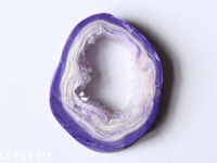 Fall For DIY Polymer Clay Faux Agate